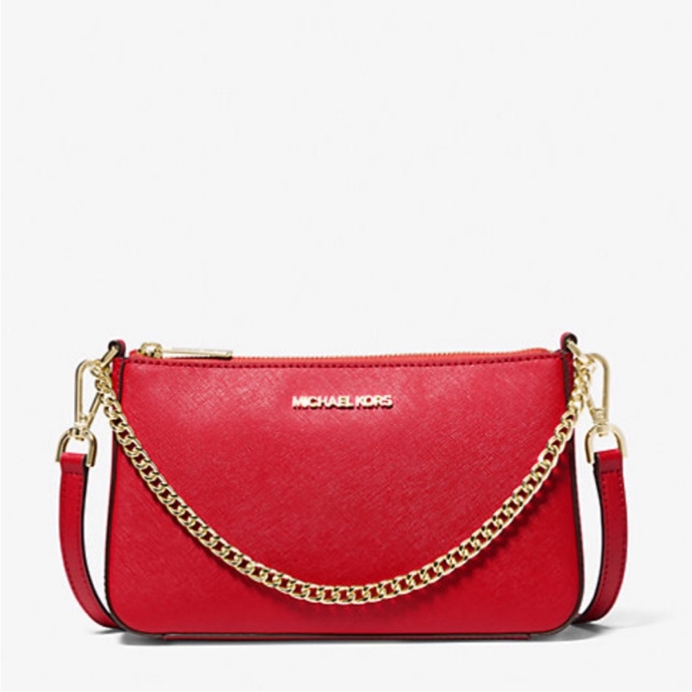 Jet Set Medium Saffiano Leather Crossbody Bag